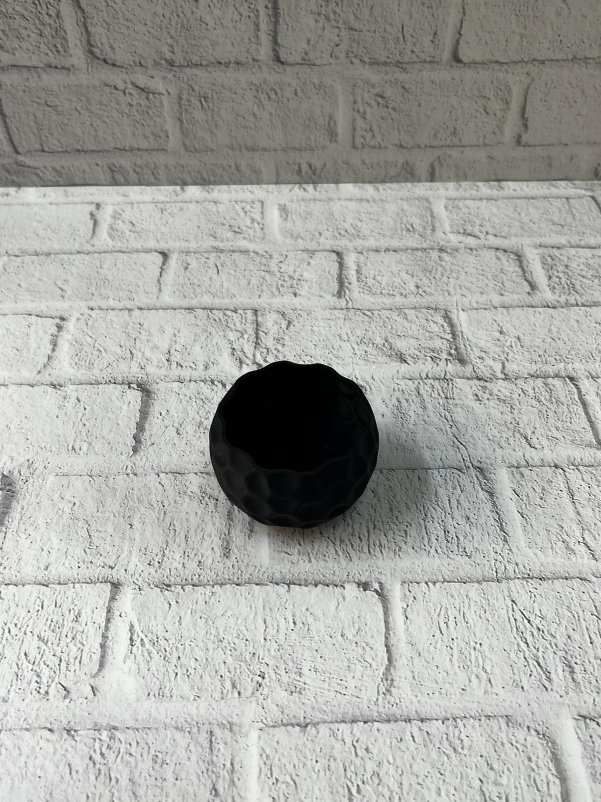 MİNİ SİYAH SAKSI - Lisinya