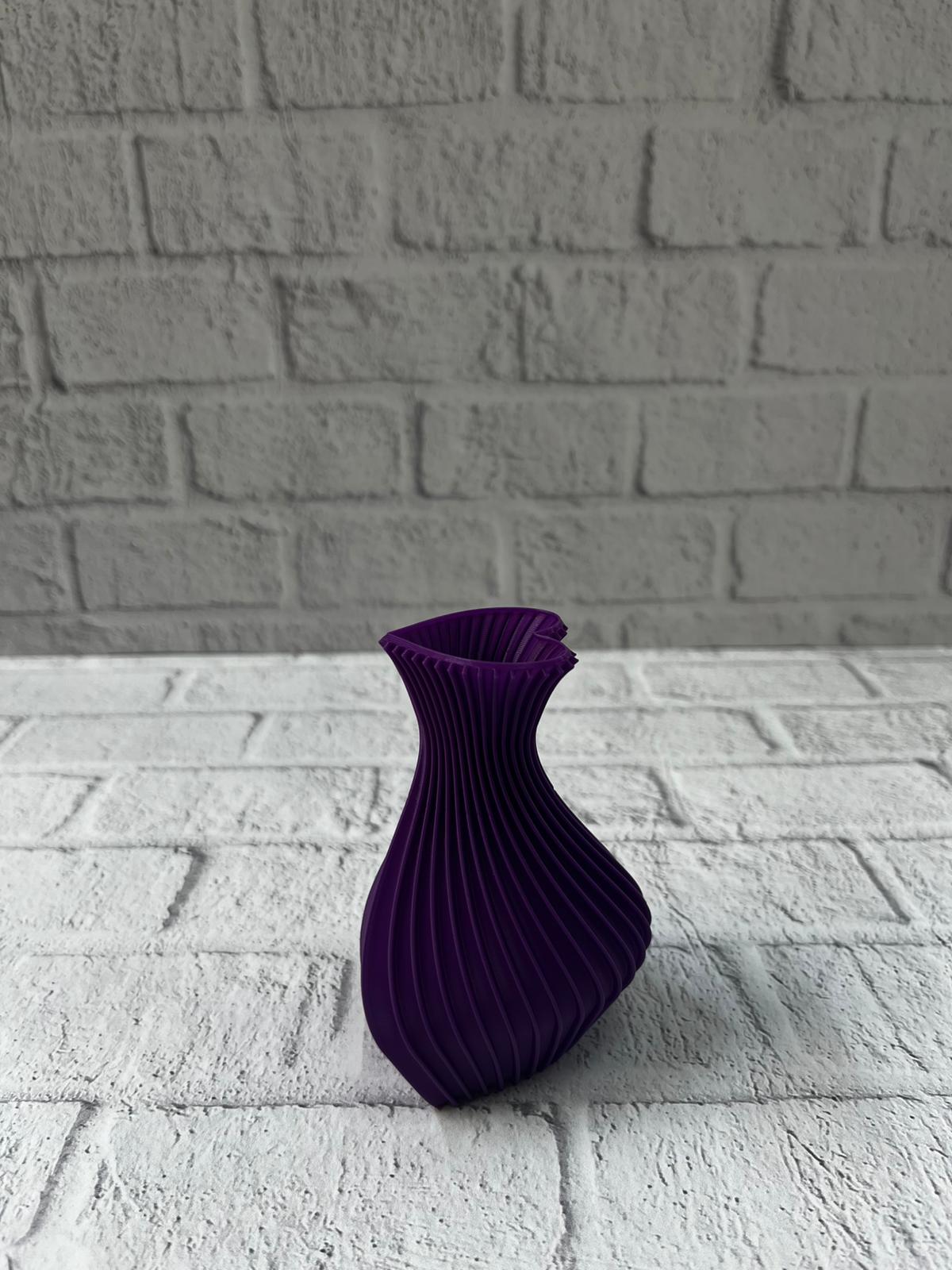 KALPLİ VAZO MOR - Lisinya