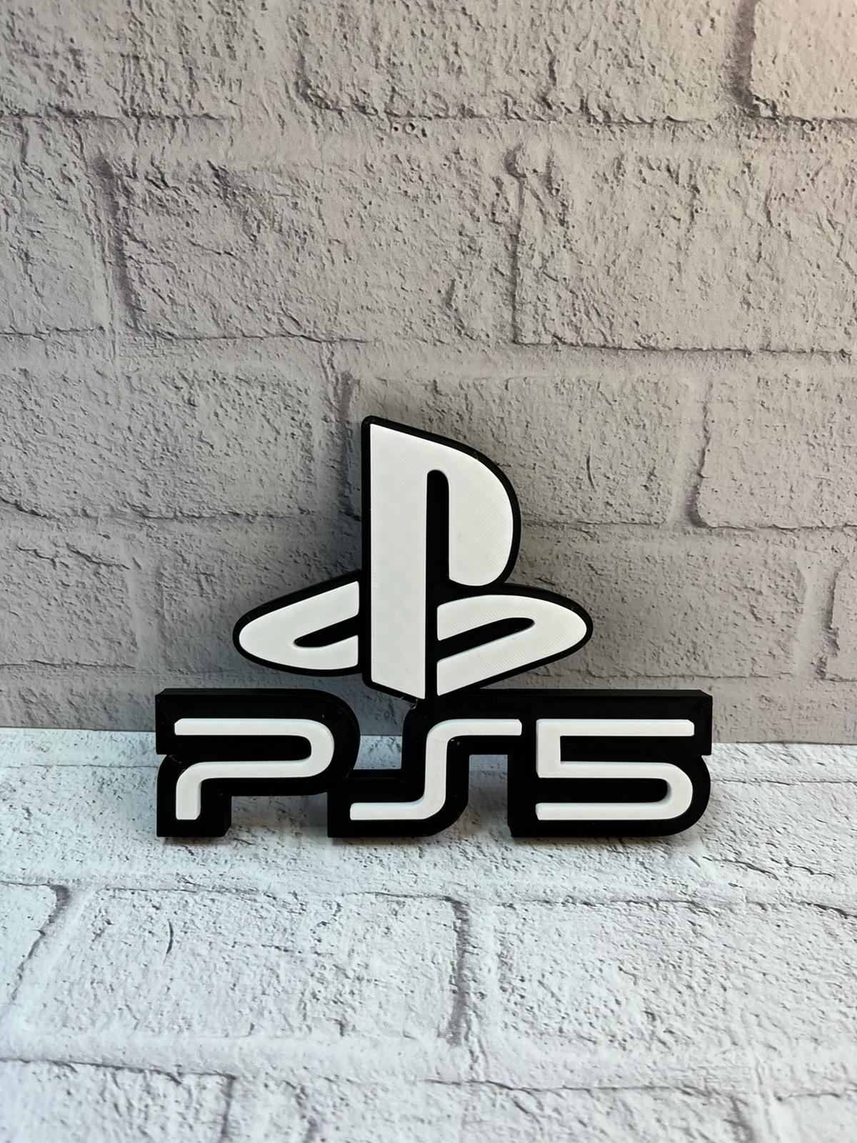 PlayStation 5 Logo Duvar Dekoru Minimal Tasarım 16×12 cm - Lisinya