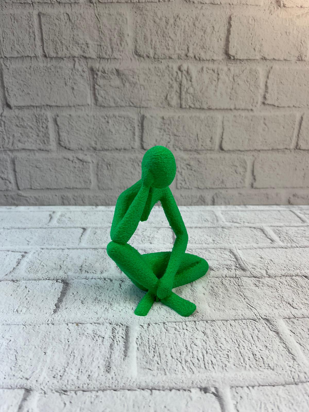 DEKORATİF İNSAN FİGÜRÜ YEŞİL - Lisinya