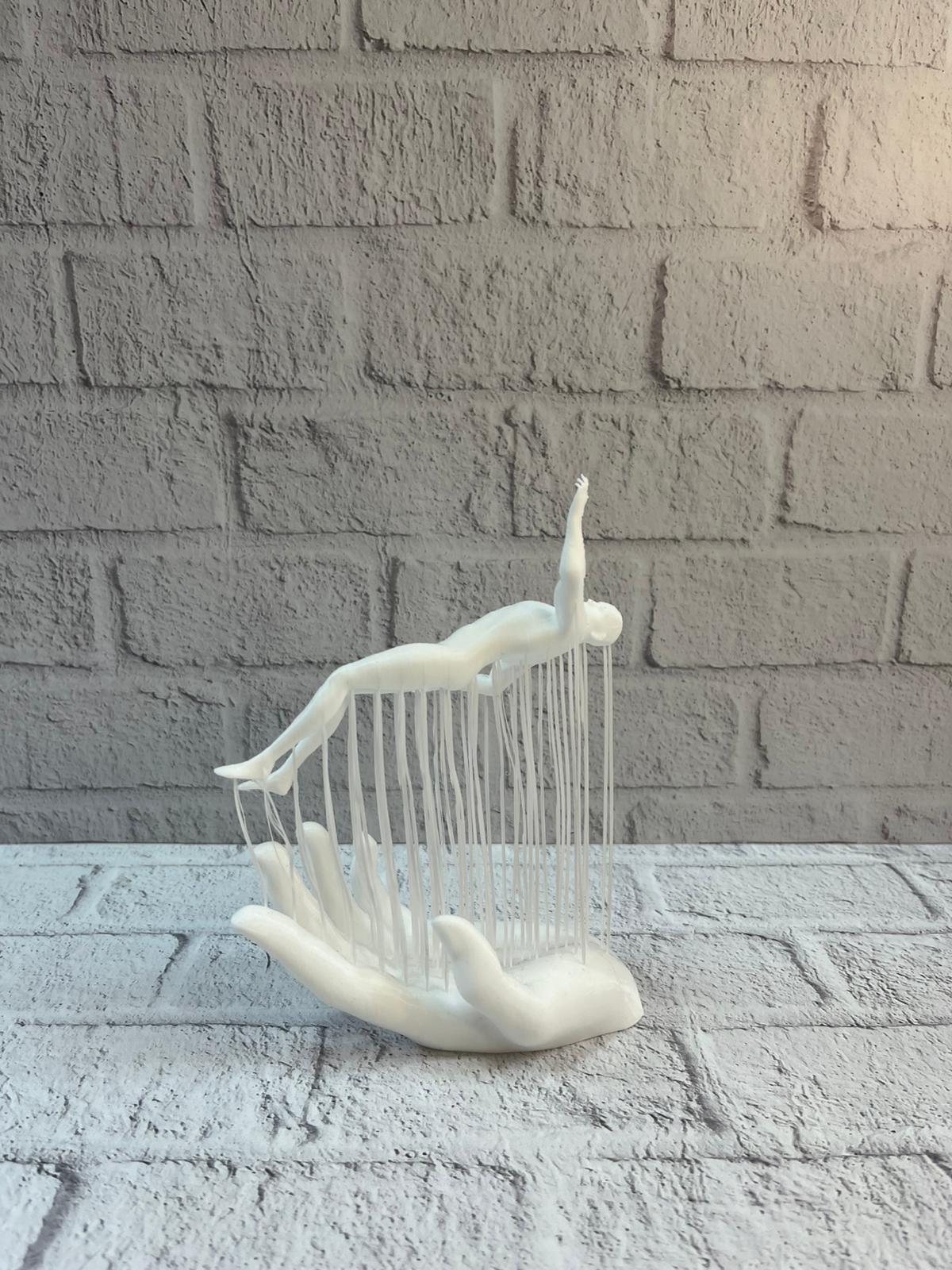 EL İNSAN FİGÜRÜ BEYAZ - Lisinya