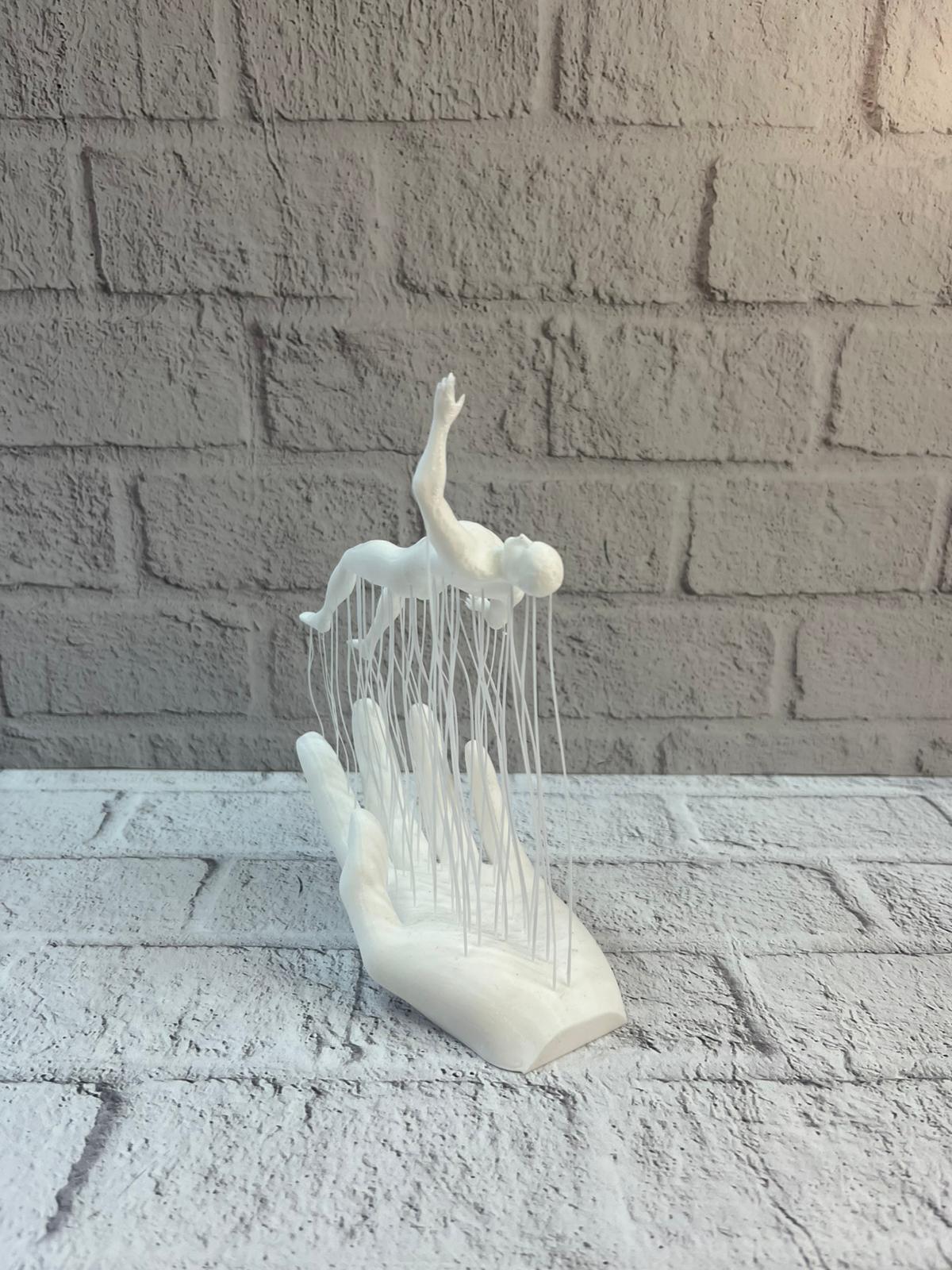 EL İNSAN FİGÜRÜ BEYAZ - Lisinya