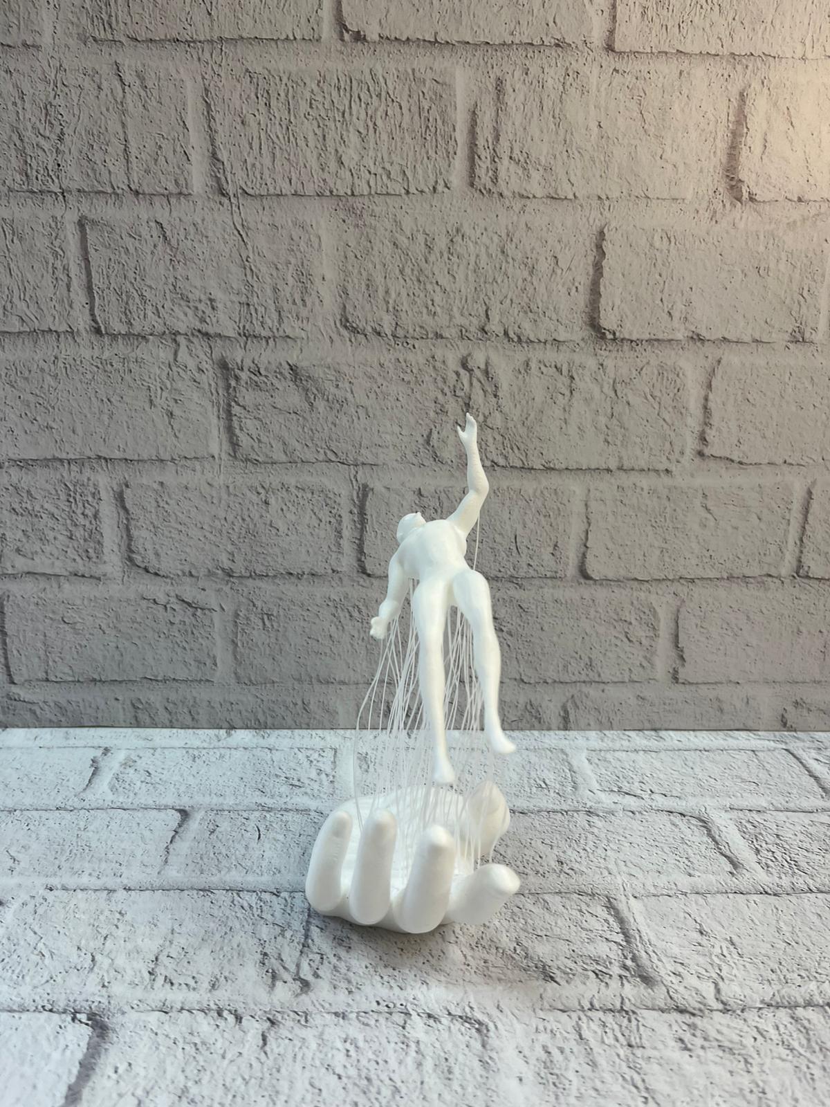 EL İNSAN FİGÜRÜ BEYAZ - Lisinya