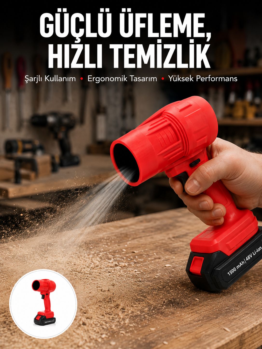 Taşınabilir Elektrikli Hava Üfleme Cihazı Ev ve Araç Kullanımı - Lisinya Taşınabilir Elektrikli Hava Üfleme Cihazı Ev ve Araç Kullanımı - Lisinya