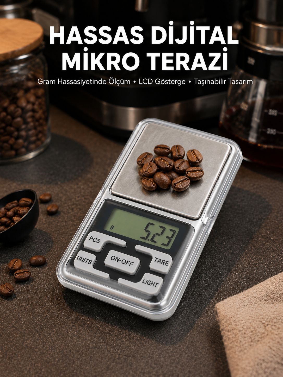 300 Gr Hassas Cep Terazisi Mavi Işıklı LCD Ekranlı - Lisinya 300 Gr Hassas Cep Terazisi Mavi Işıklı LCD Ekranlı - Lisinya