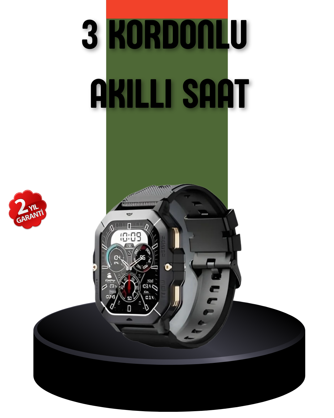 AMOLED Ekranlı Akıllı Saat 10 Gün Pil Ömrü - Lisinya