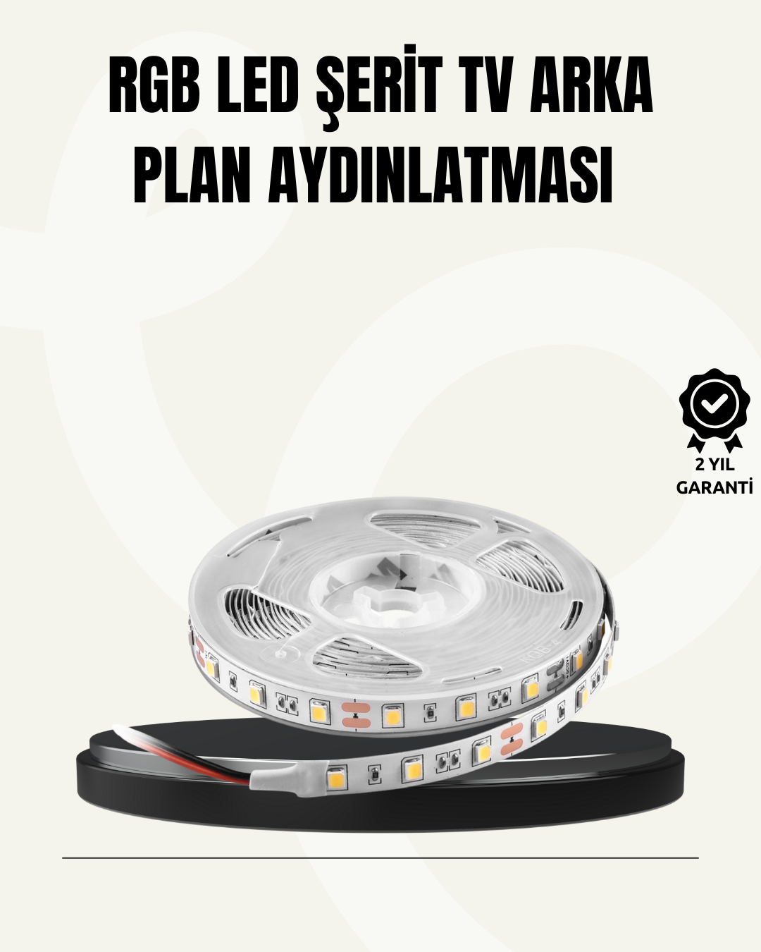 TV Arkası LED Şerit Işık Otomatik Açma Kapama Özellikli 2mt - Lisinya TV Arkası LED Şerit Işık Otomatik Açma Kapama Özellikli 2mt - Lisinya