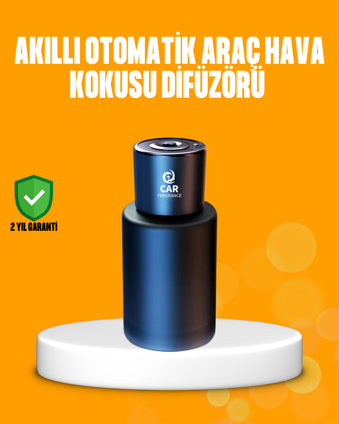 Lüks Oto Koku Difüzörü Doğal Buharlaşmalı Cam Tasarım - Lisinya