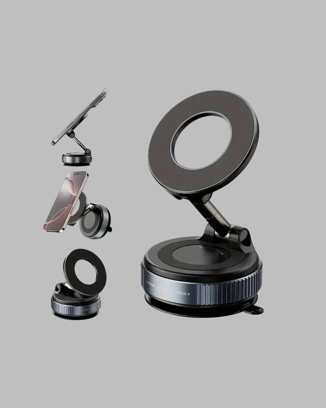 360 Derece Ayarlanabilir Manyetik Araç Telefon Standı - Lisinya 360 Derece Ayarlanabilir Manyetik Araç Telefon Standı - Lisinya