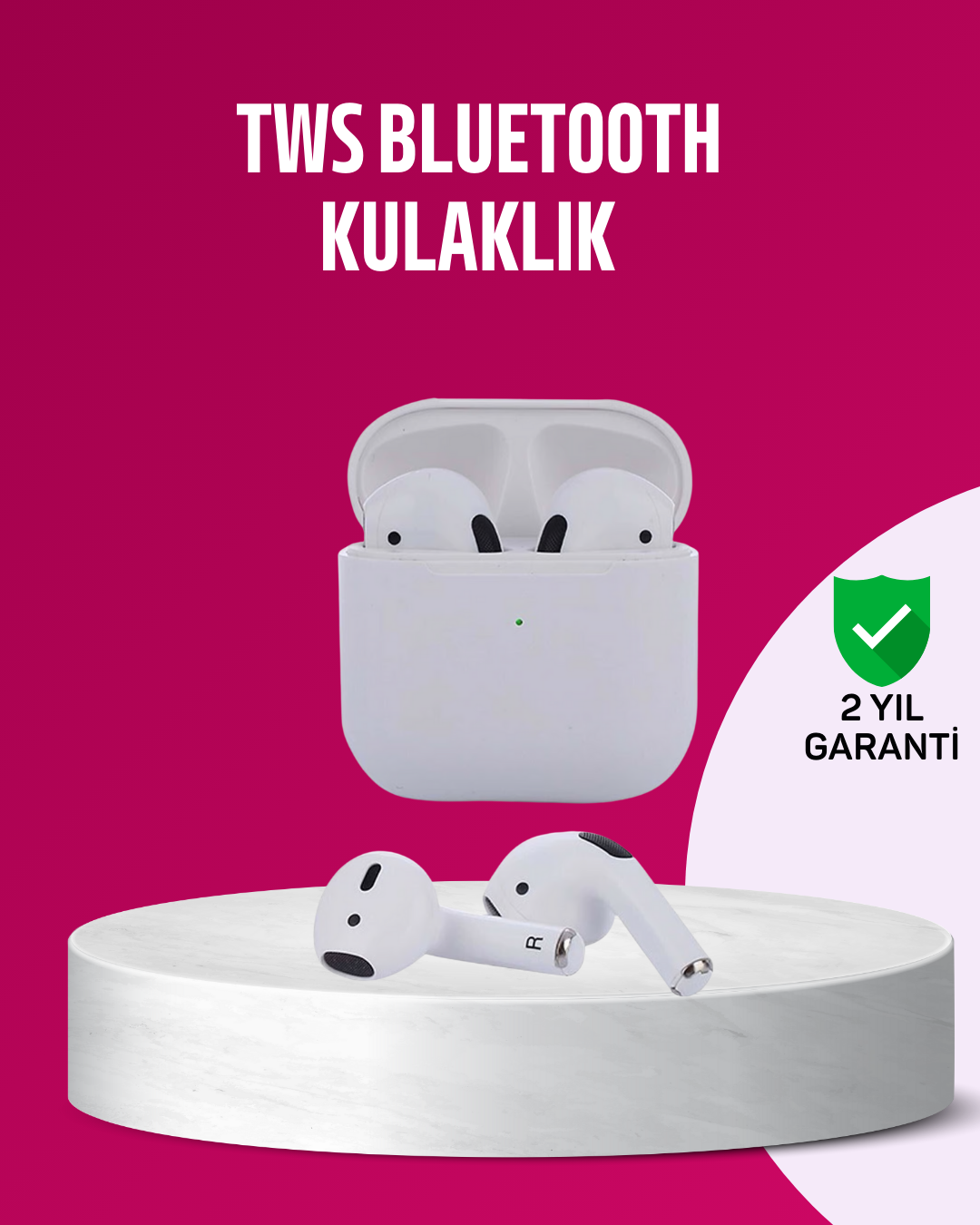 iPhone 11 Pro 12 Pro 13 Pro 14 Pro 15 Pro Uyumlu Gürültü Önleyici Kablosuz Kulaklık - Lisinya