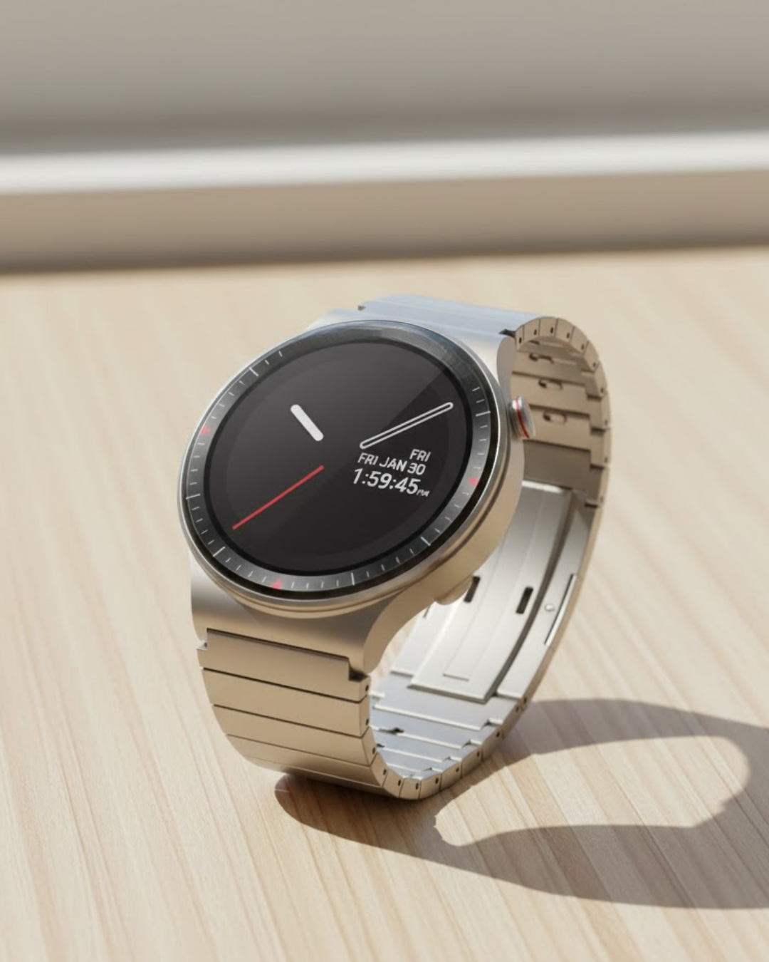 Uzun Pil Ömürlü AMOLED Akıllı Saat Torch Işıklı - Lisinya