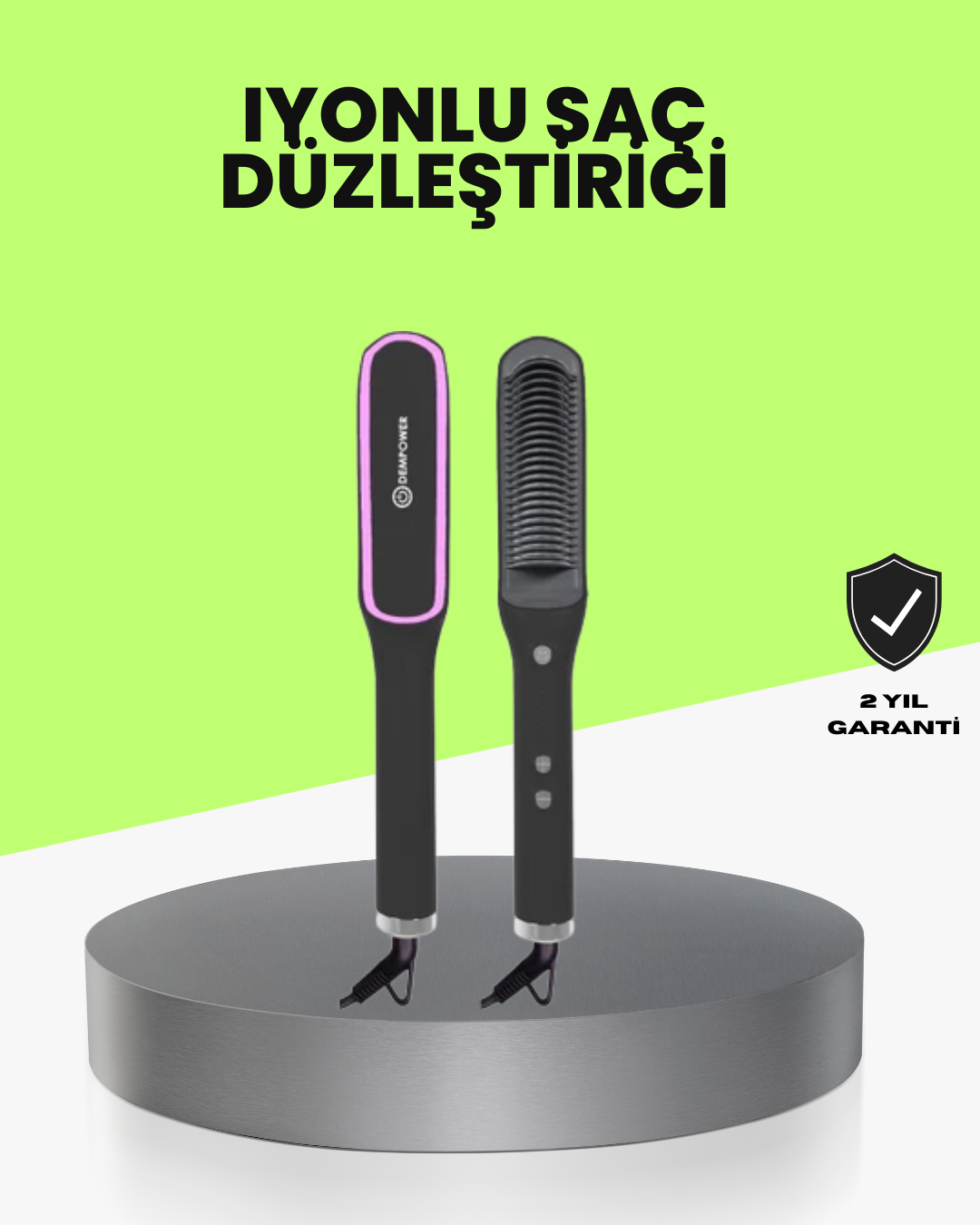 Ayarlanabilir Isılı Saç Düzleştirici Tarak İyon Teknolojili - Lisinya