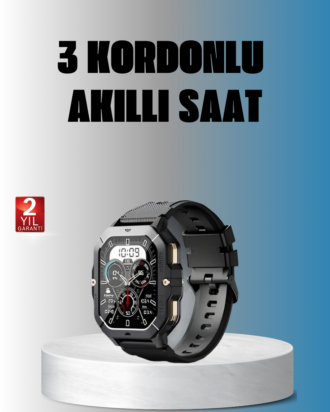 Kablosuz Şarjlı Akıllı Saat Ultra İnce Tasarım - Lisinya