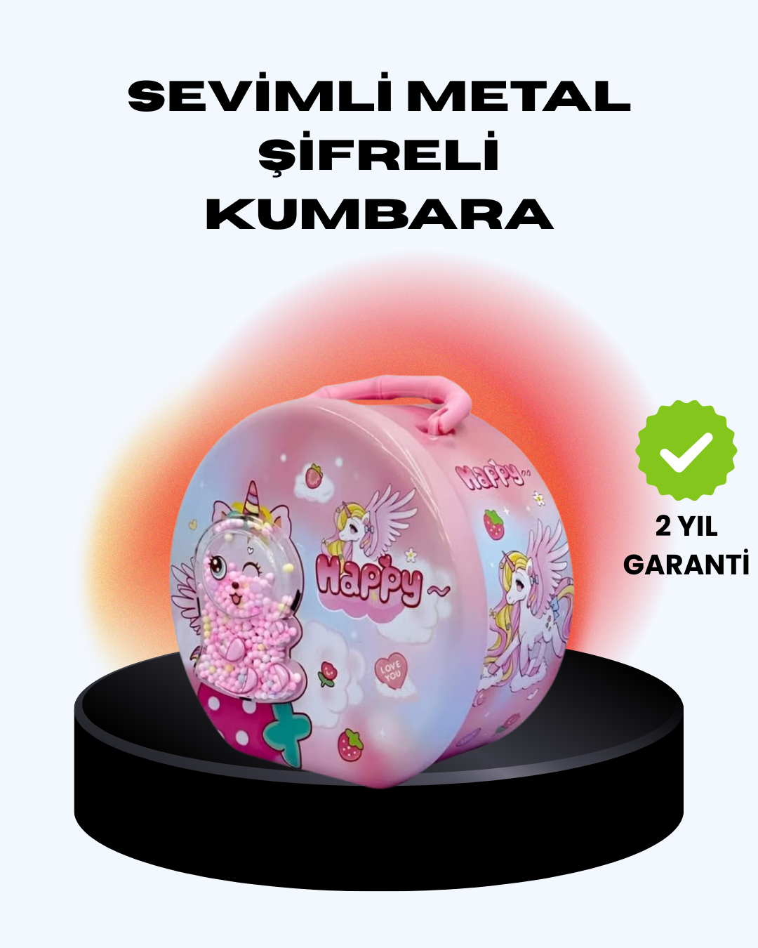 Mini Çocuk Para Kasası Gizli Saklama ve Birikim Kutusu - Lisinya