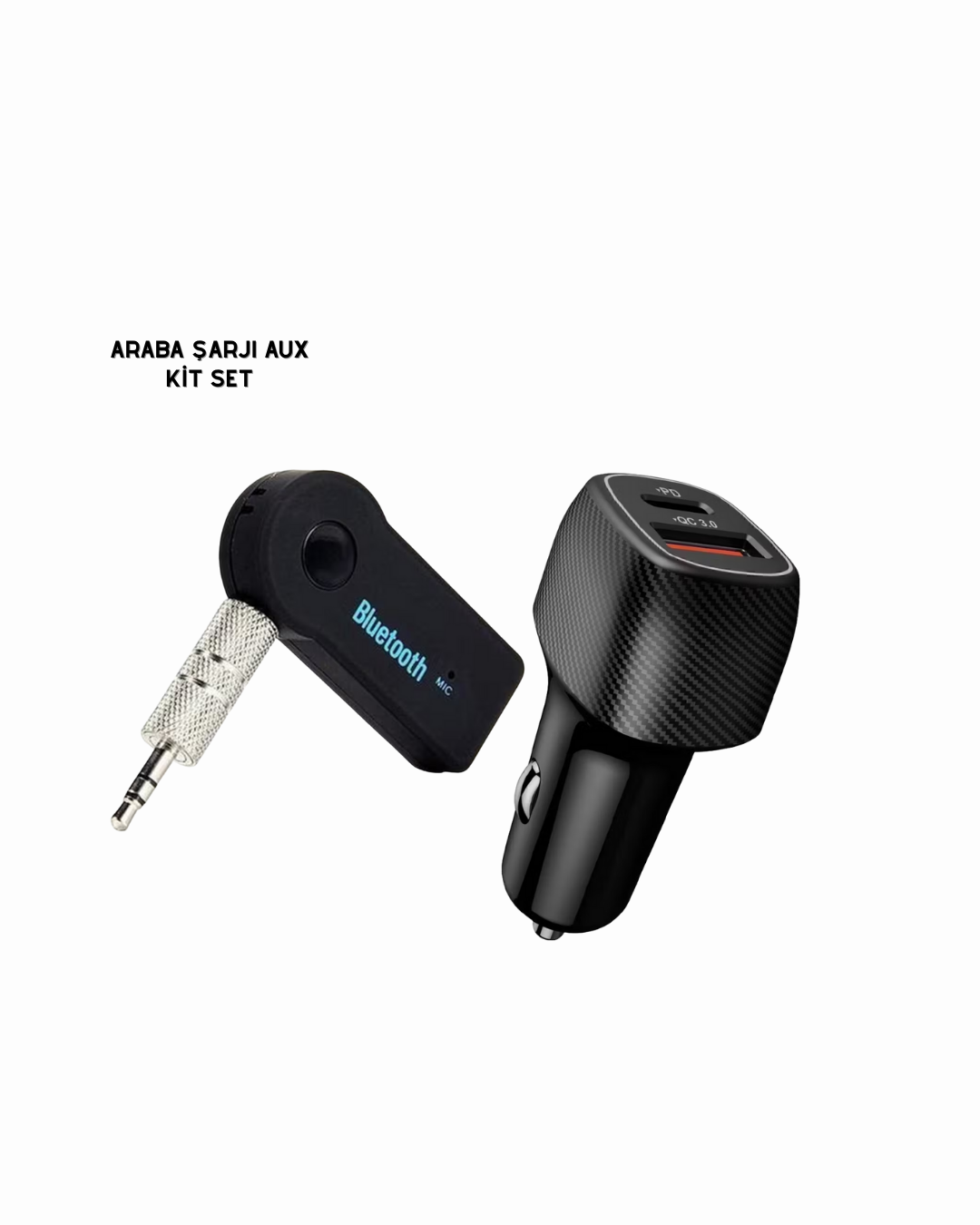 Araç İçi Bluetooth Müzik Kiti + Type-C PD Araç Şarjı Seti - Lisinya Araç İçi Bluetooth Müzik Kiti + Type-C PD Araç Şarjı Seti - Lisinya
