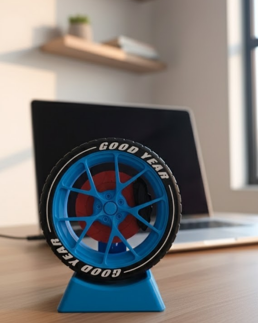 Ofis ve Home Office İçin Jant Temalı Dekoratif Obje - Lisinya