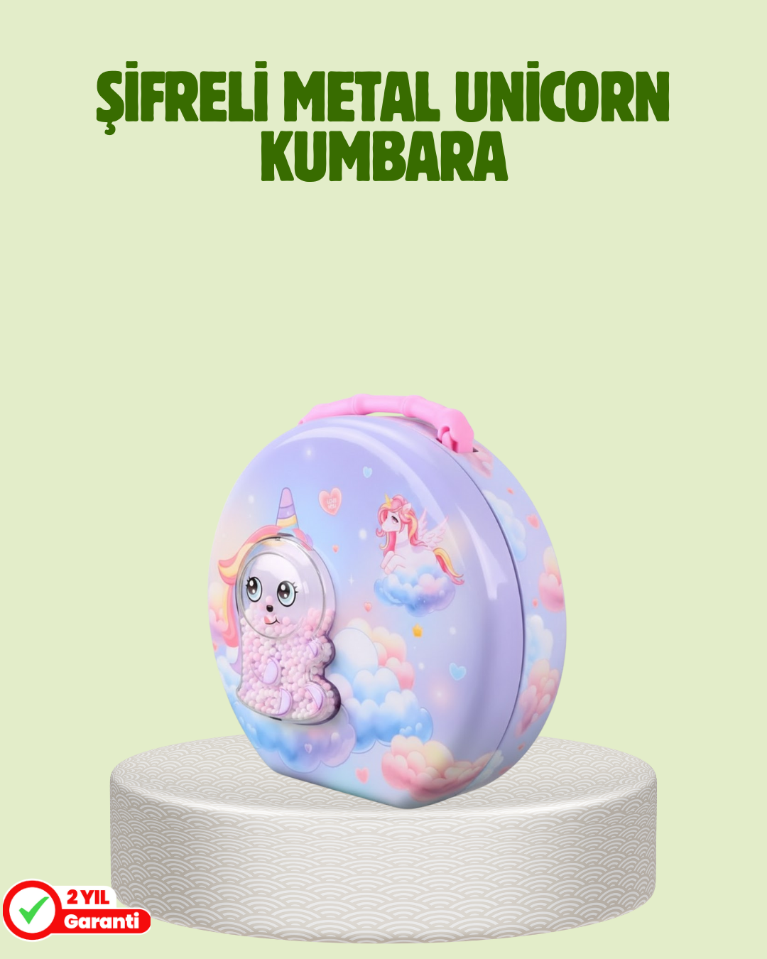 Çocuklar İçin Şifreli Para Kasası Hazine Sandığı Tasarımı - Lisinya