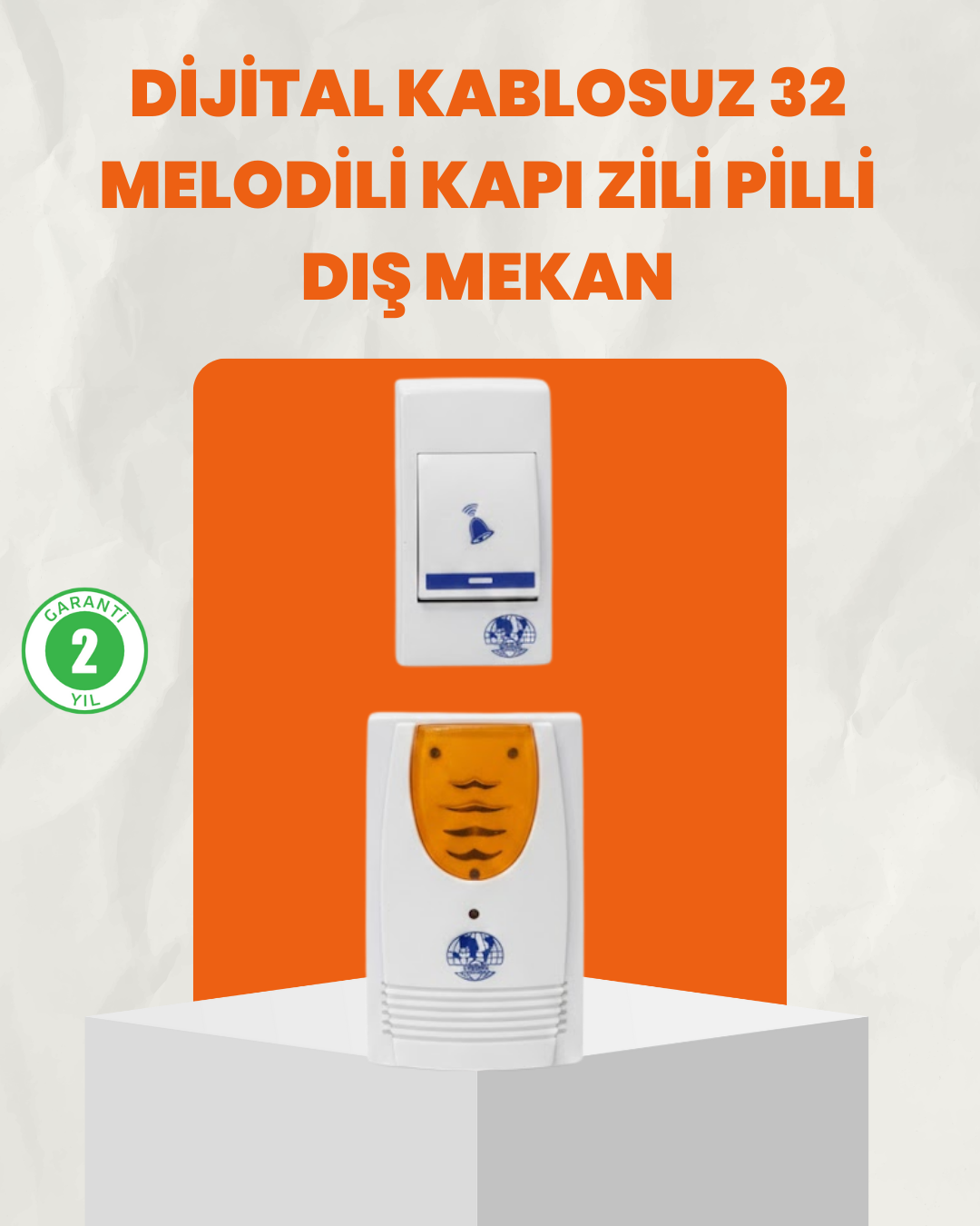 Kablosuz Kapı Zili Ev ve Ofis İçin Konforlu Çözüm - Lisinya