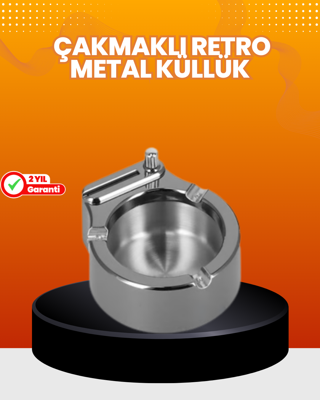 Küllük ve Çakmak Birleşik Set Paslanmaz Çelik Gövde - Lisinya