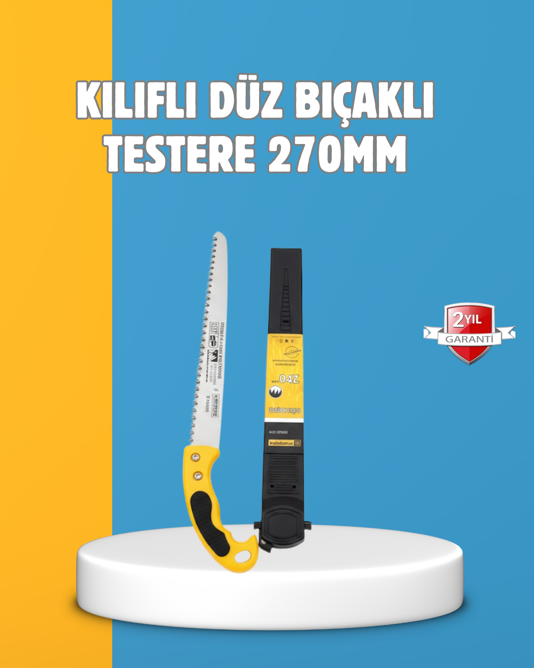 Düz Bıçaklı Budama Testeresi Kılıflı Güvenli Tasarım - Lisinya