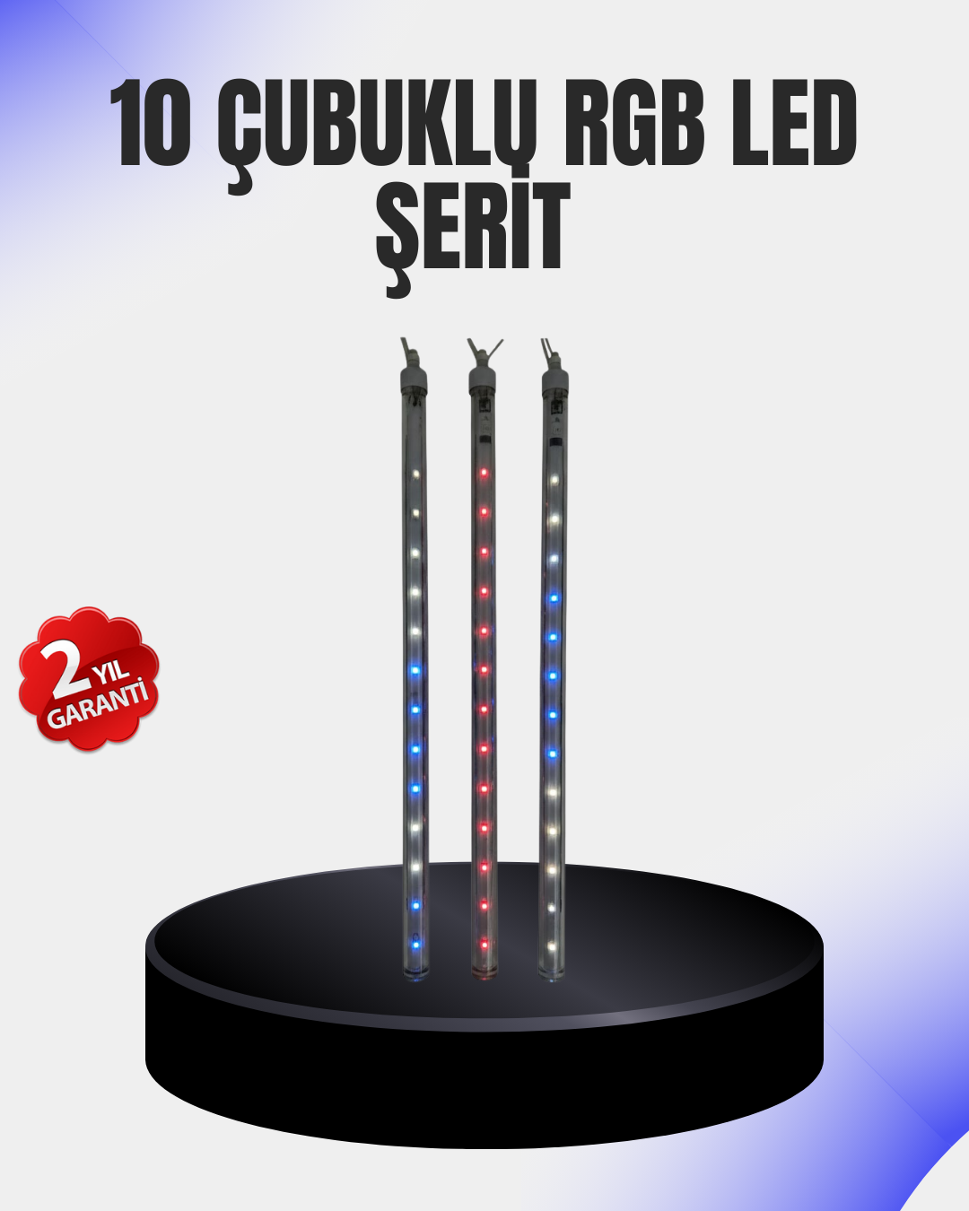 Dekoratif LED Meteor Işık 10’lu Çubuk Seti - Lisinya Dekoratif LED Meteor Işık 10’lu Çubuk Seti - Lisinya