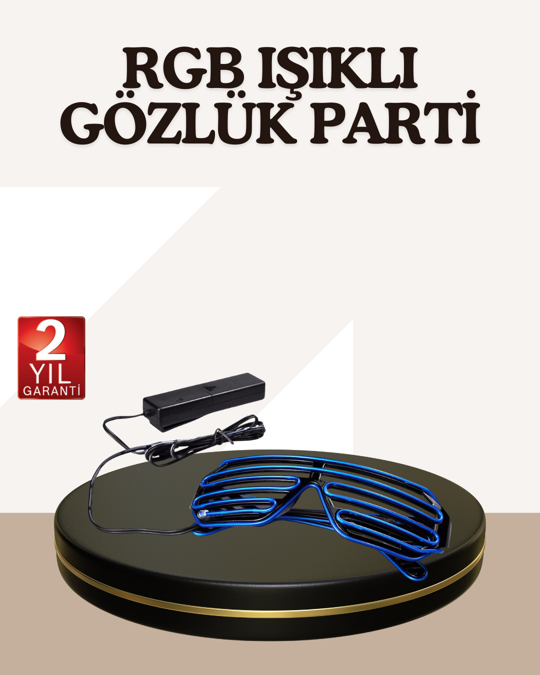 Gece Eğlenceleri İçin LED Işıklı Gözlük - Lisinya