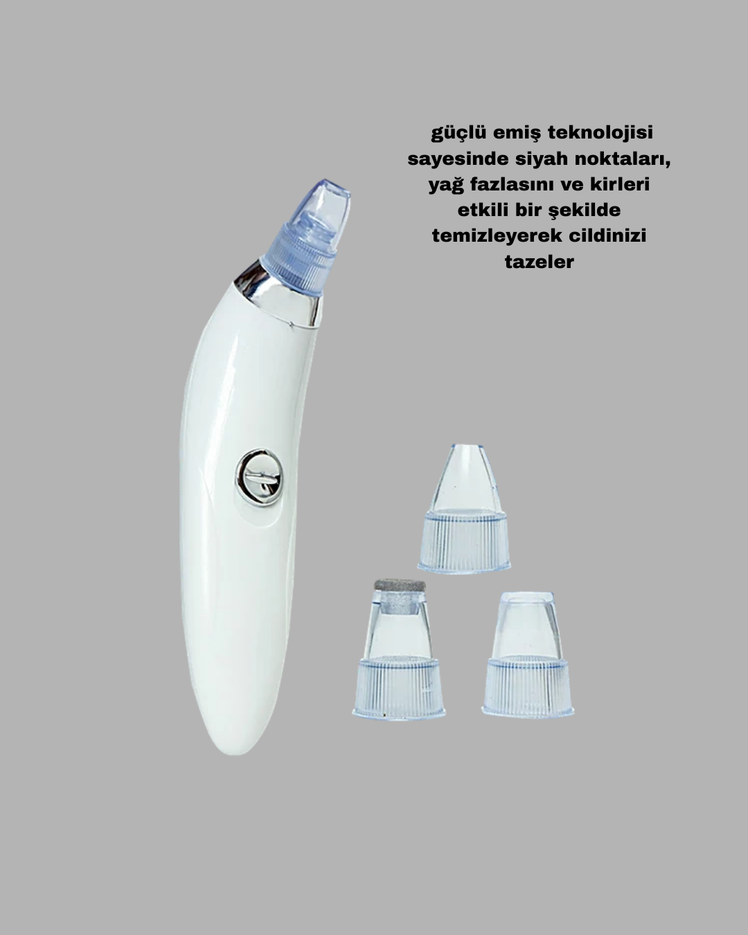 Evde Profesyonel Cilt Bakımı Dermaroller + Siyah Nokta Temizleyici Setı - Lisinya