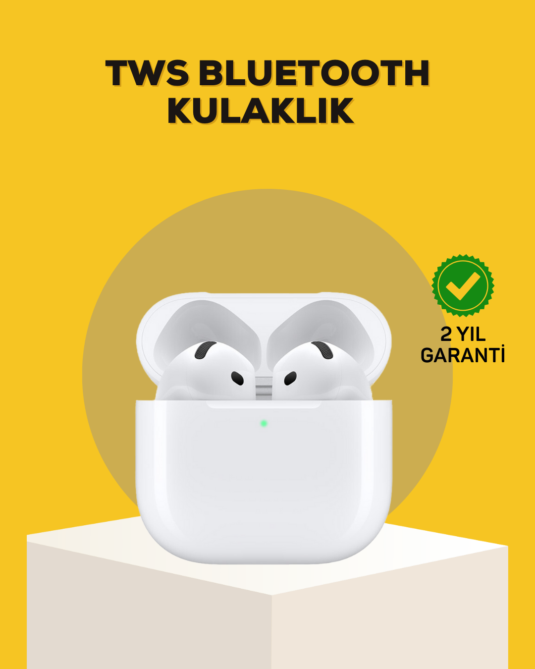 iPhone Modelleriyle Uyumlu Bluetooth Kulaklık Gürültü Önleme Özellikli - Lisinya