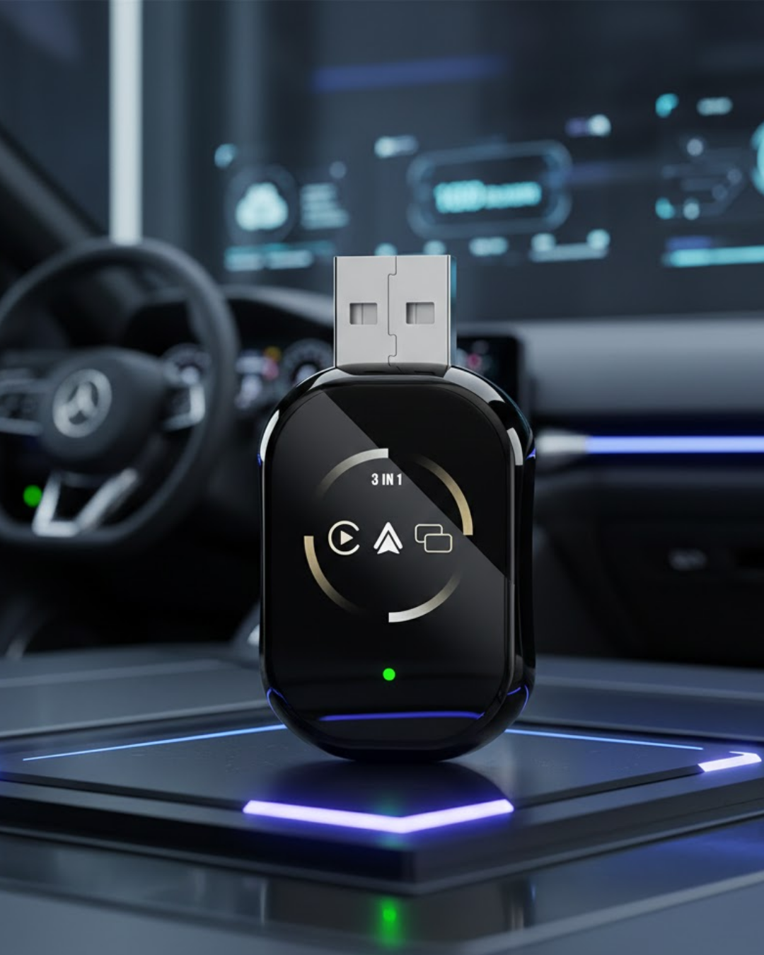 Kablosuz CarPlay ve Android Auto Adaptörü Tak Çalıştır Kullanım - Lisinya Kablosuz CarPlay ve Android Auto Adaptörü Tak Çalıştır Kullanım - Lisinya