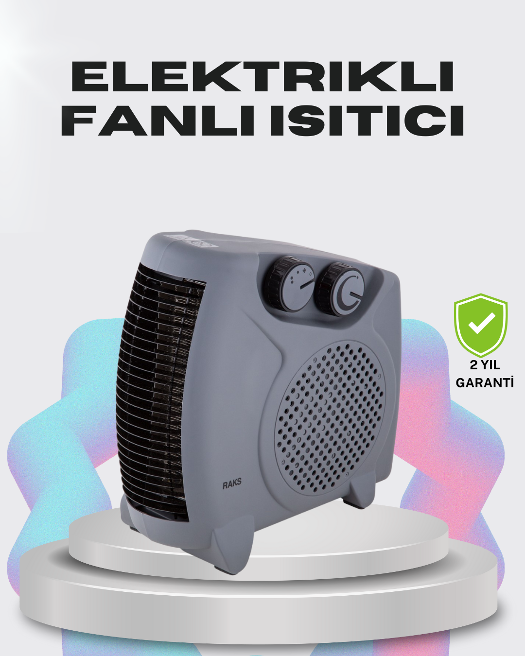 Çok Fonksiyonlu Fanlı Isıtıcı Isıtma ve Soğuk Hava Üfleme Özellikli - Lisinya