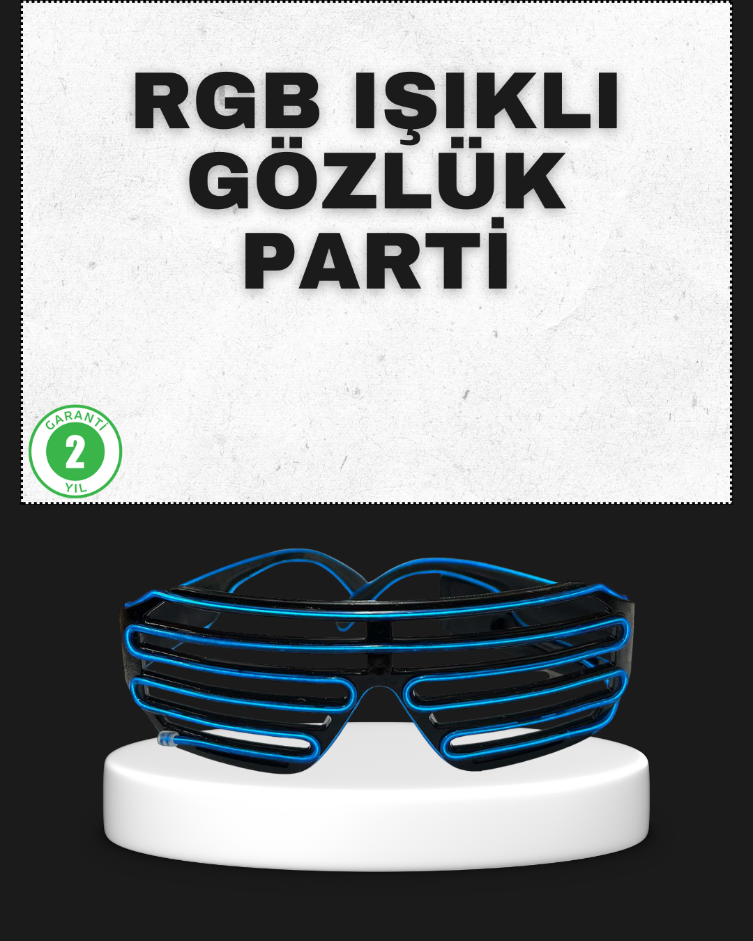 Parti ve Organizasyonlara Özel LED Işıklı Gözlük - Lisinya Parti ve Organizasyonlara Özel LED Işıklı Gözlük - Lisinya
