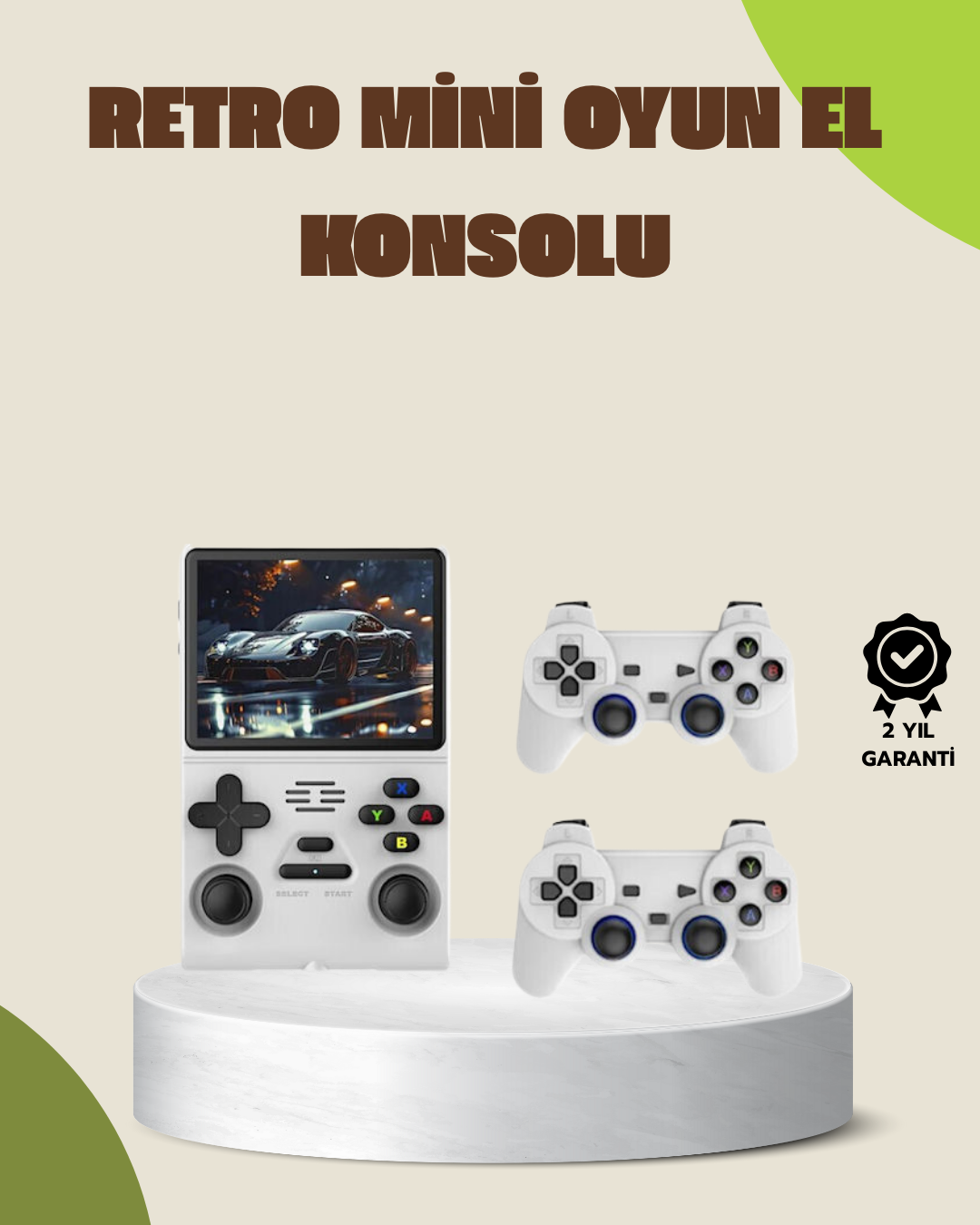 Taşınabilir El Konsolu Kablosuz Gamepadli - Lisinya