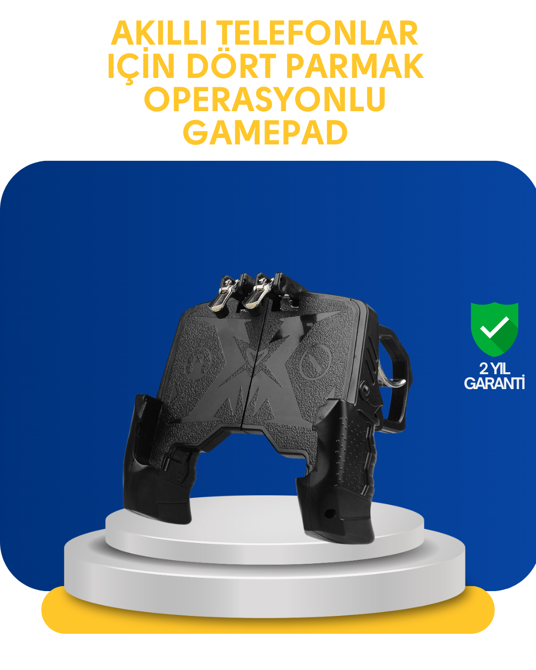 Gerçekçi Oyun Deneyimi Sunan Dört Parmak Mobil Gamepad - Lisinya