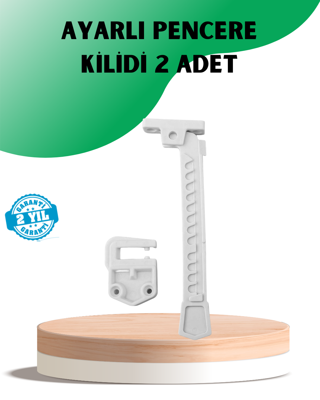 Emniyet Amaçlı Pencere Açılma Sınırlayıcı Aparat 2 Adet - Lisinya