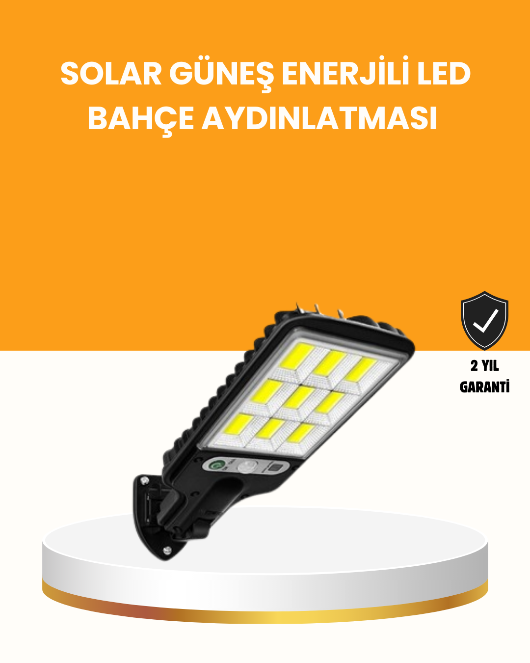 Sensörlü Sokak Tipi Lamba Günlük Kullanım İçin İdeal - Lisinya