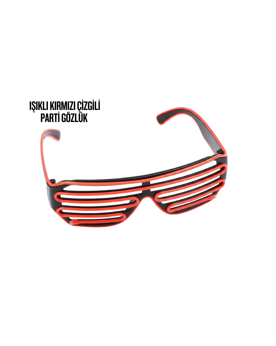 NEON GÖZLÜK KIRMIZI - Lisinya