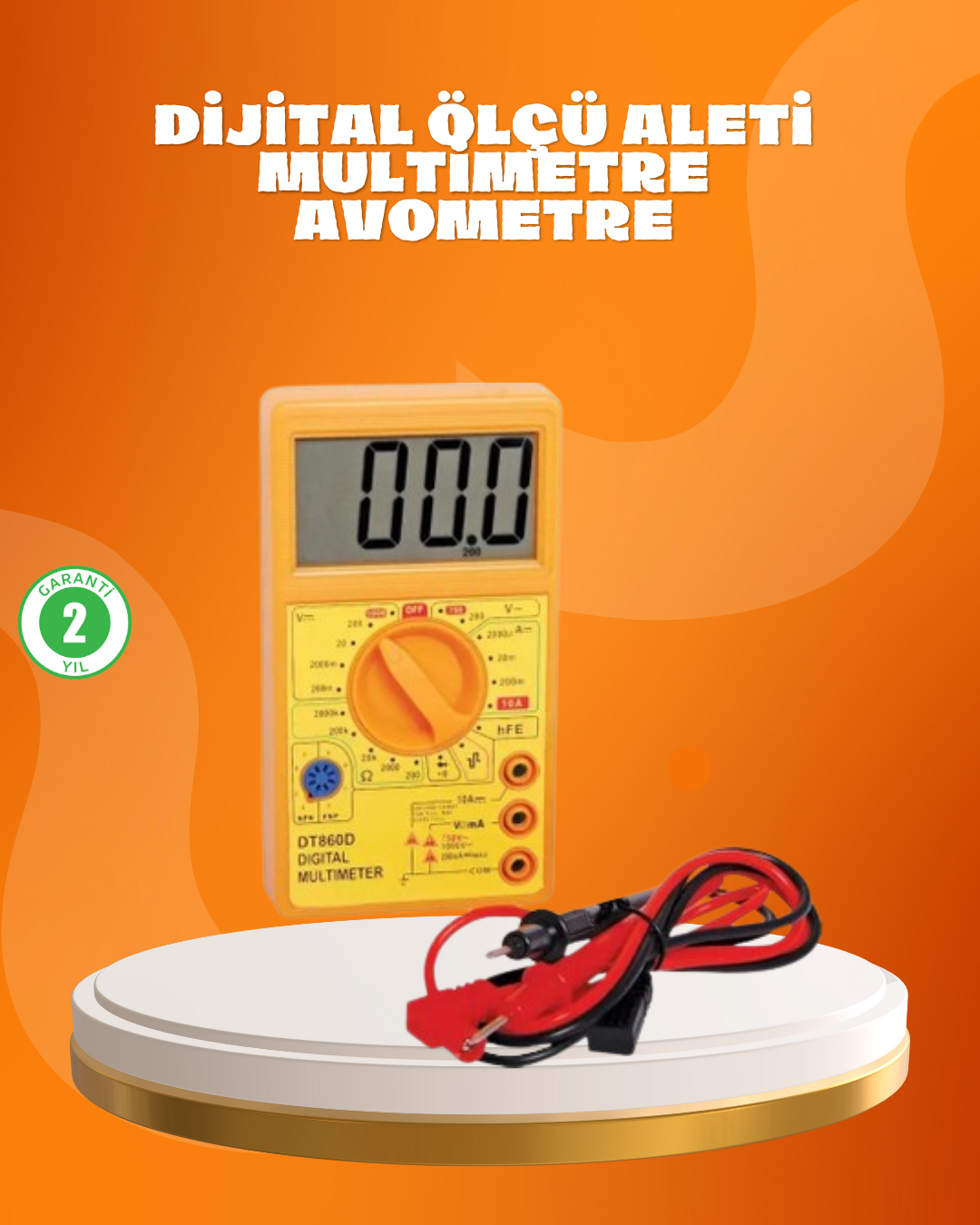 LCD Ekranlı Dijital Ölçü Aleti Ev ve Atölye Kullanımı - Lisinya