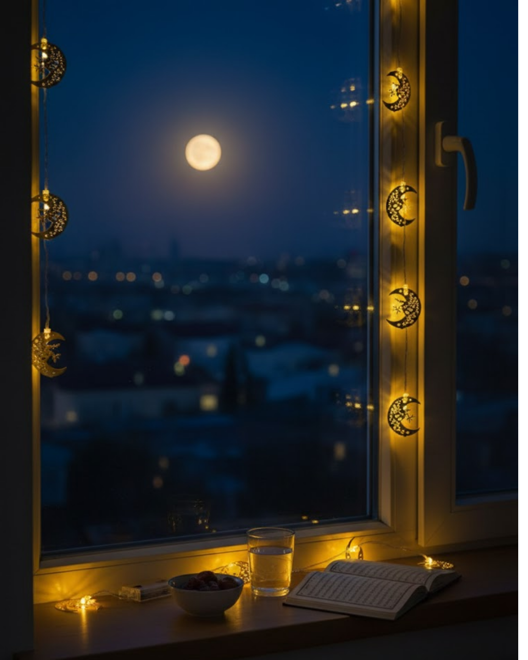 Dekoratif Minareli Hilal LED Işık Metal Gövdeli Ramazan Aydınlatma - Lisinya Dekoratif Minareli Hilal LED Işık Metal Gövdeli Ramazan Aydınlatma - Lisinya