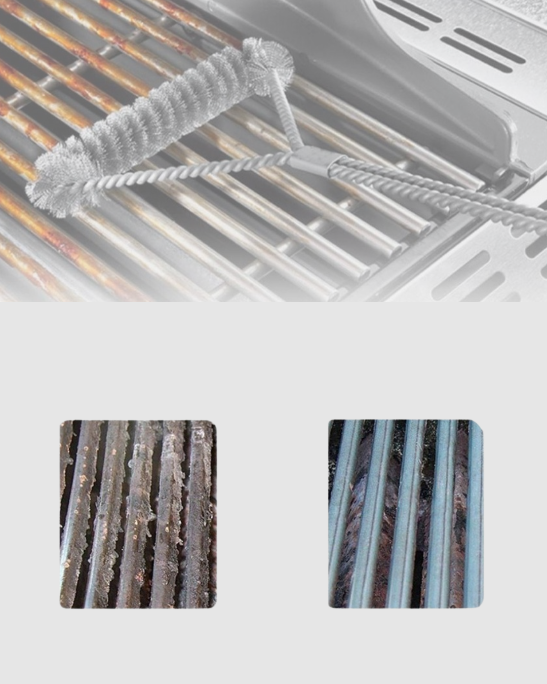 Barbekü ve Mangal İçin Tel Izgara Temizleyici Fırça - Lisinya