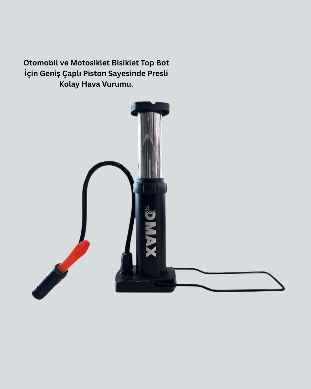 Ayakla Kullanılan Hava Pompası Araç ve Bisiklet İçin Uygun - Lisinya