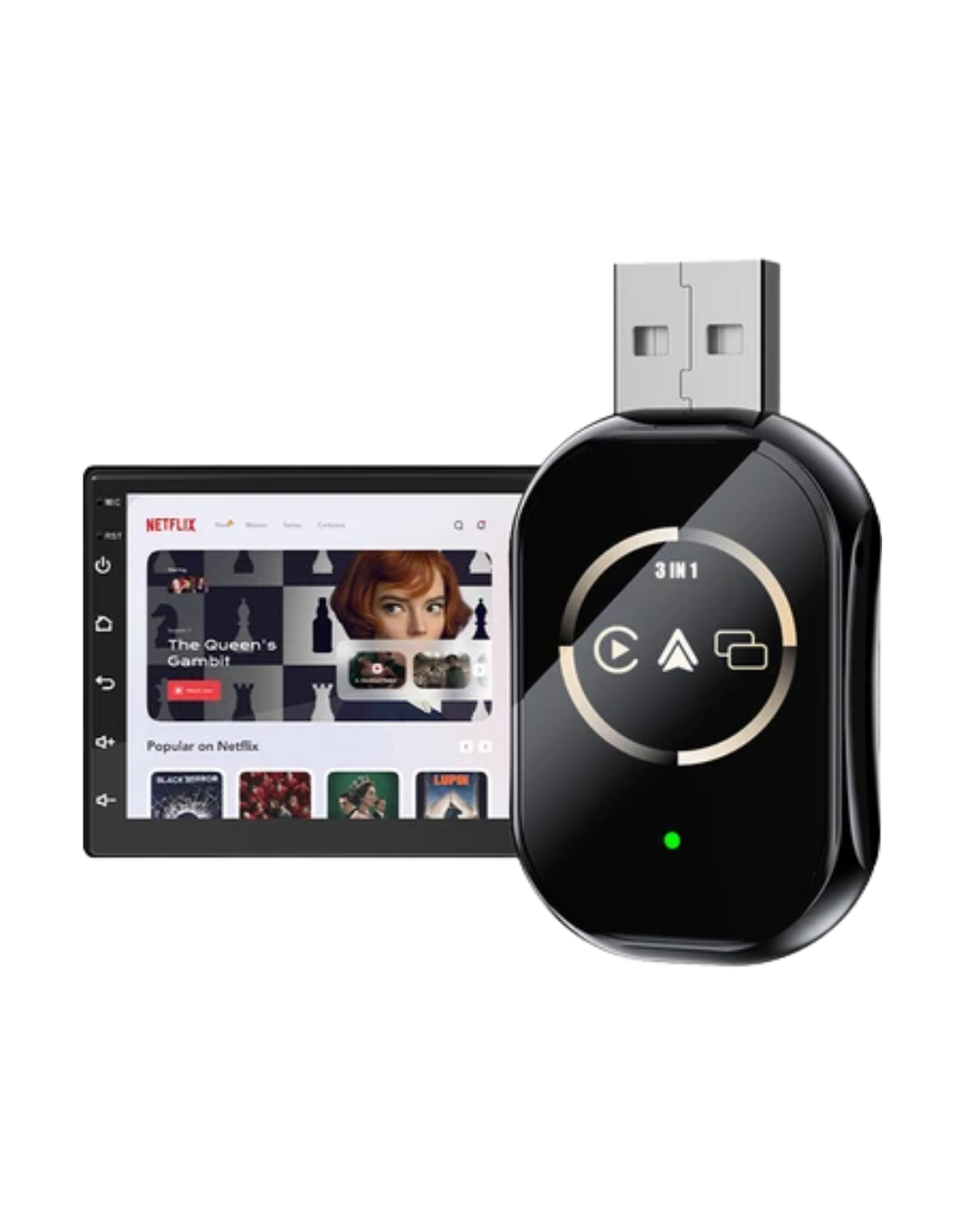 Araç İçi Kablosuz CarPlay Android Auto AirPlay Adaptörü - Lisinya Araç İçi Kablosuz CarPlay Android Auto AirPlay Adaptörü - Lisinya