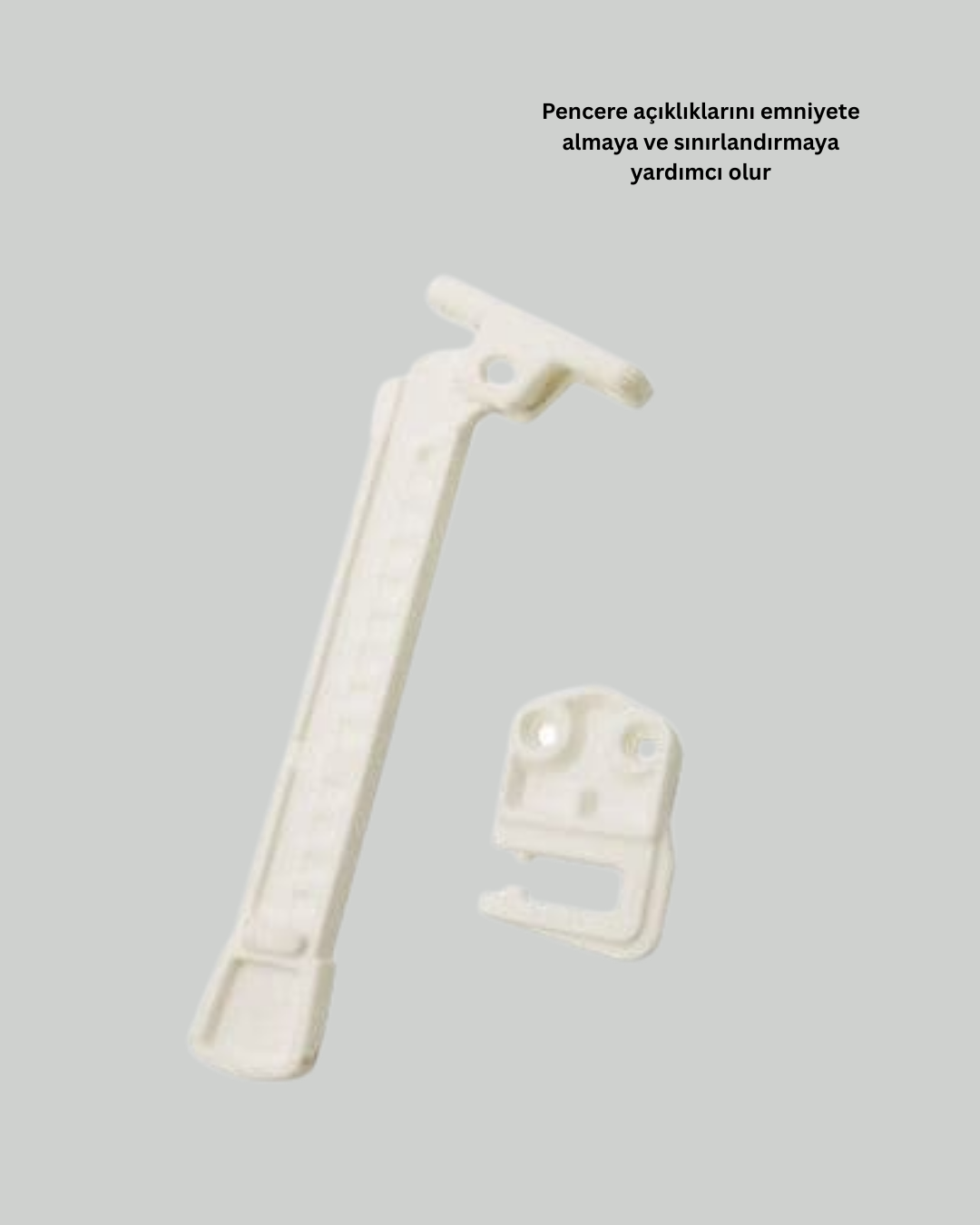 Cam Pencere Açılma Kontrol Kilidi Kolay Montaj 3’lü - Lisinya