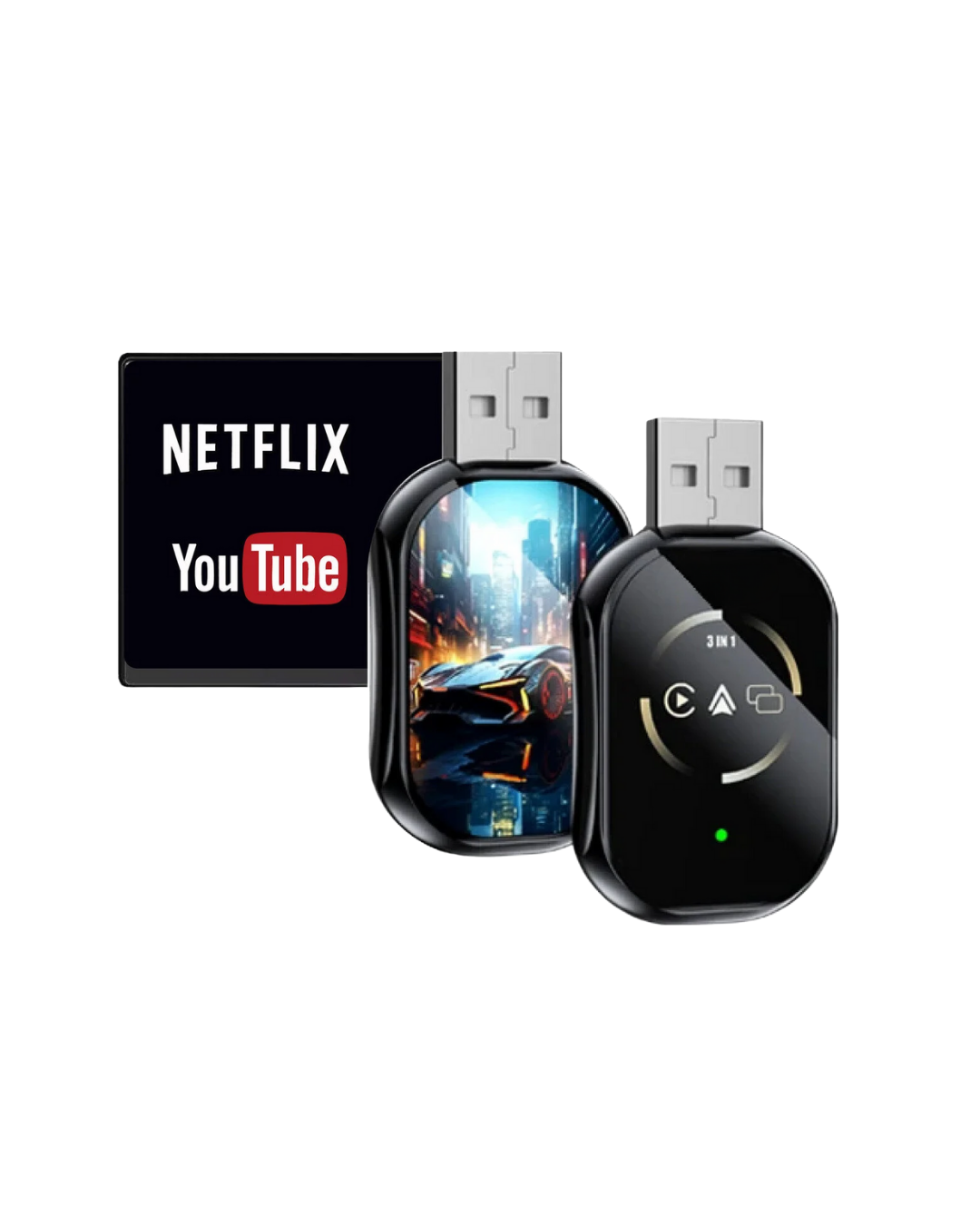 Araç İçi Kablosuz CarPlay Android Auto AirPlay Adaptörü - Lisinya Araç İçi Kablosuz CarPlay Android Auto AirPlay Adaptörü - Lisinya