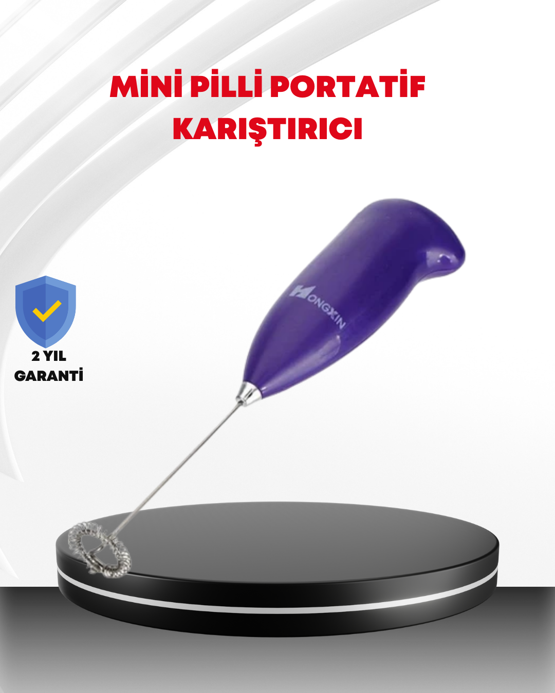 El Tipi Pratik Mikser – Kahve, Süt, Bebek Maması ve Yumurta Çırpıcı - Lisinya