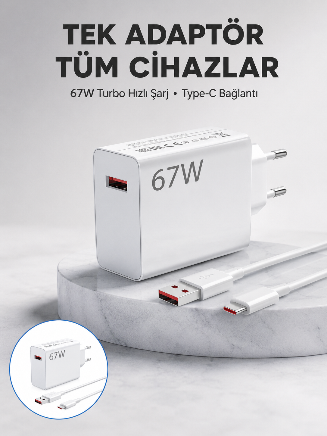 67 Watt Güvenli Hızlı Şarj Adaptörü Samsung M31 M33 M51 Uyumlu - Lisinya 67 Watt Güvenli Hızlı Şarj Adaptörü Samsung M31 M33 M51 Uyumlu - Lisinya
