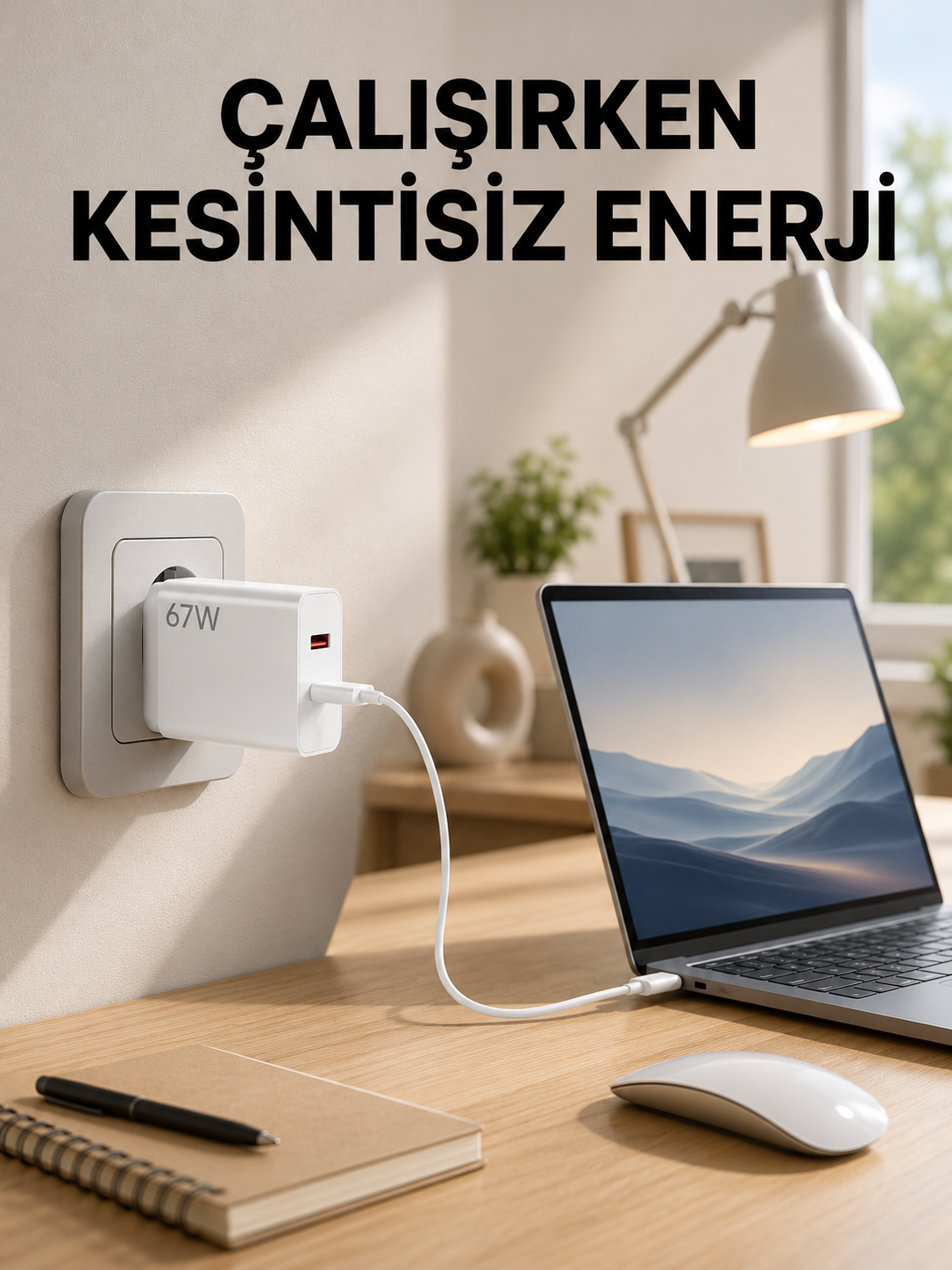 67 Watt Turbo Şarj Cihazı Motorola G30 G50 G60 G82 Uyumlu - Lisinya