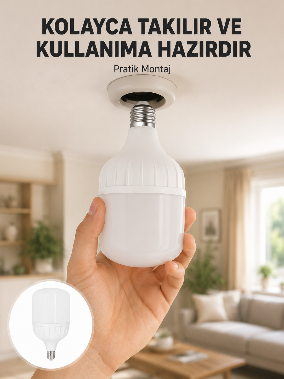 Acil Durumlara Uygun Şarjlı Torch LED Ampul 30 Watt - Lisinya Acil Durumlara Uygun Şarjlı Torch LED Ampul 30 Watt - Lisinya