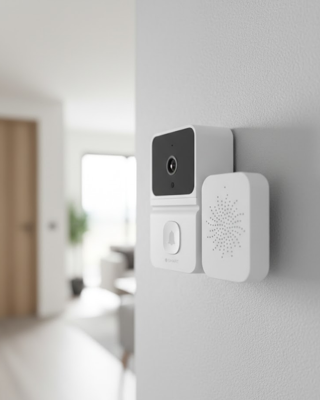 WiFi Akıllı Kapı Zili Kamera Gece Görüşlü Çift Yönlü Sesli - Lisinya WiFi Akıllı Kapı Zili Kamera Gece Görüşlü Çift Yönlü Sesli - Lisinya