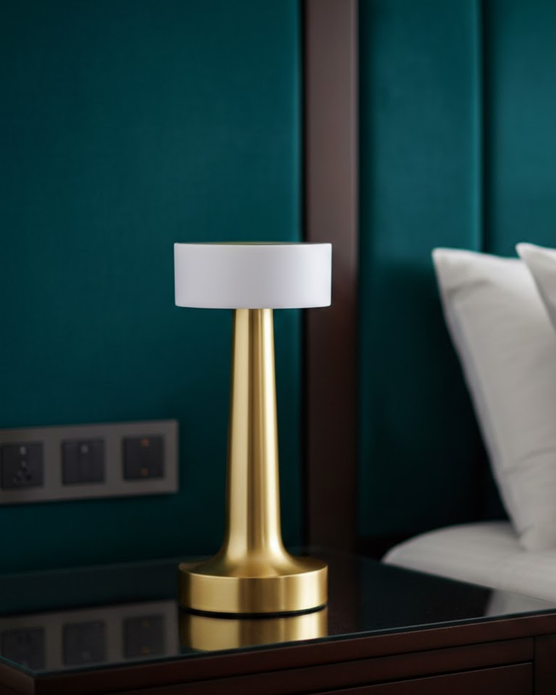 Şarjlı Dokunmatik LED Masa Lambası 3 Renk Dimmer Özellikli - Lisinya