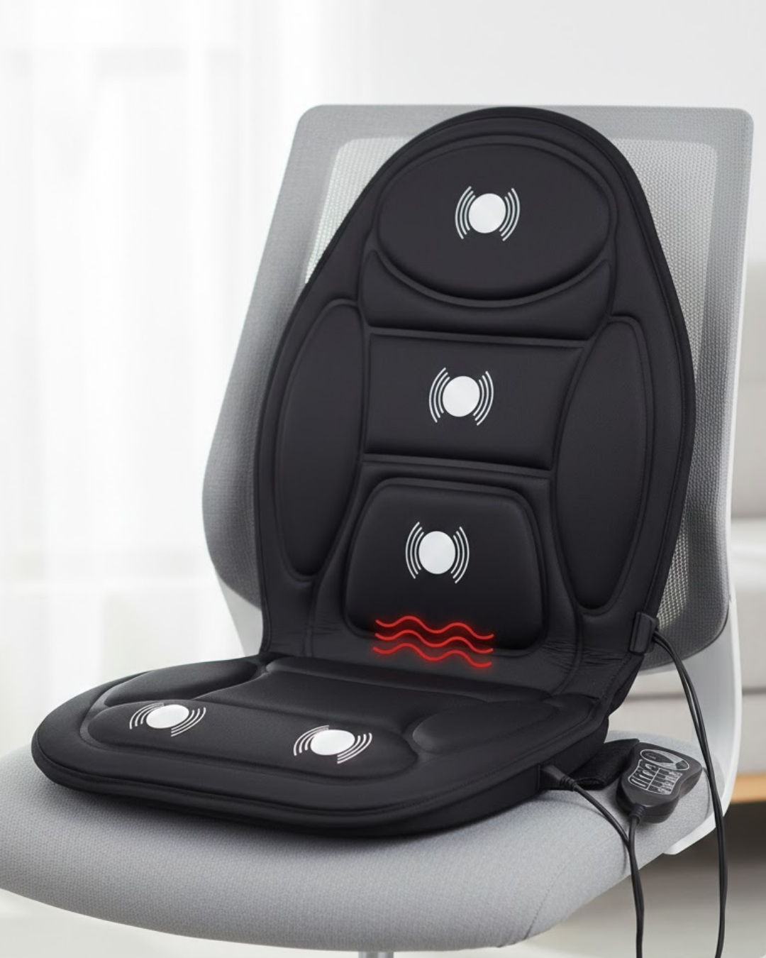 Isıtmalı Masaj Koltuk Minderi Sırt Bel Boyun ve Kalça Destekli - Lisinya